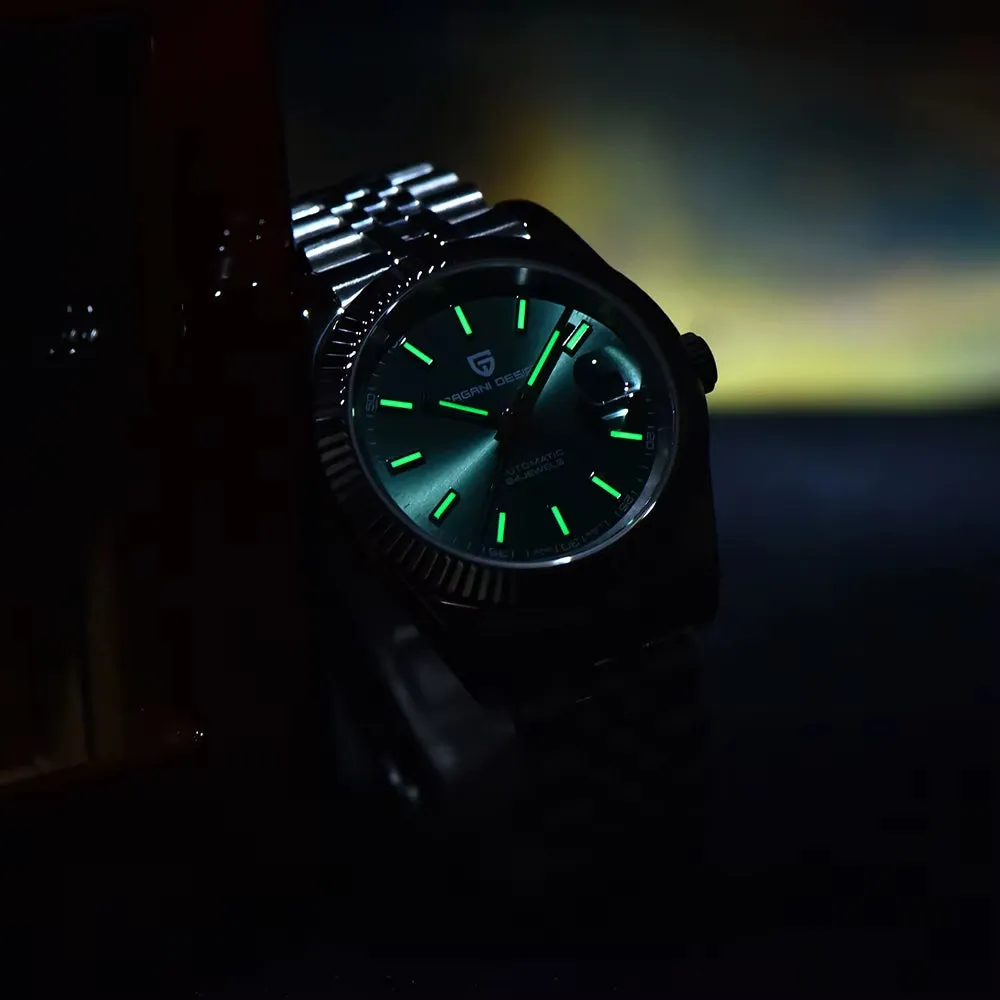 New  PD-1645 V3 Men Mechanical Watches Business Sapphire Glass Automatic Watch NH35 Stainless Steel Watch for Men