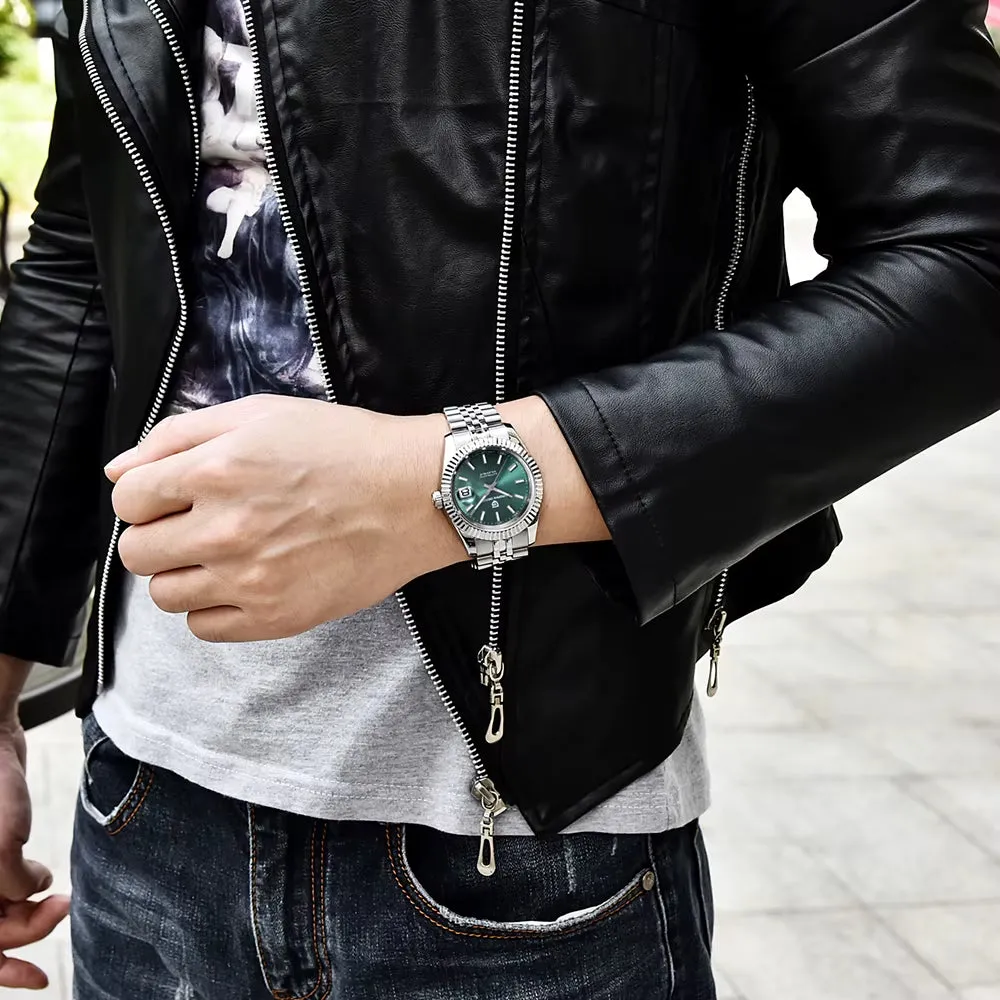New  PD-1645 V3 Men Mechanical Watches Business Sapphire Glass Automatic Watch NH35 Stainless Steel Watch for Men