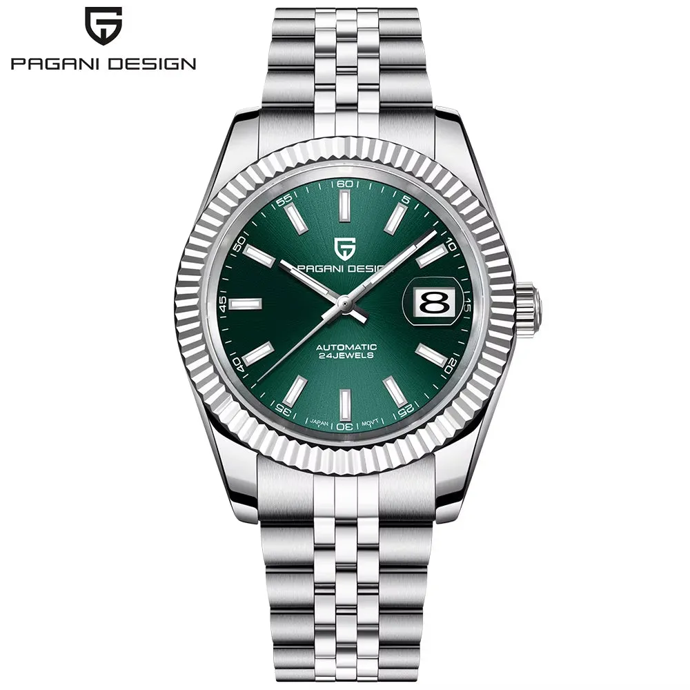 New  PD-1645 V3 Men Mechanical Watches Business Sapphire Glass Automatic Watch NH35 Stainless Steel Watch for Men