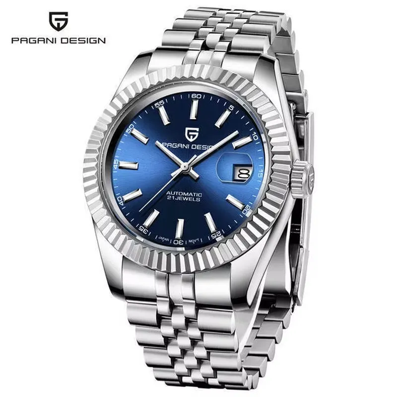 New  PD-1645 V3 Men Mechanical Watches Business Sapphire Glass Automatic Watch NH35 Stainless Steel Watch for Men