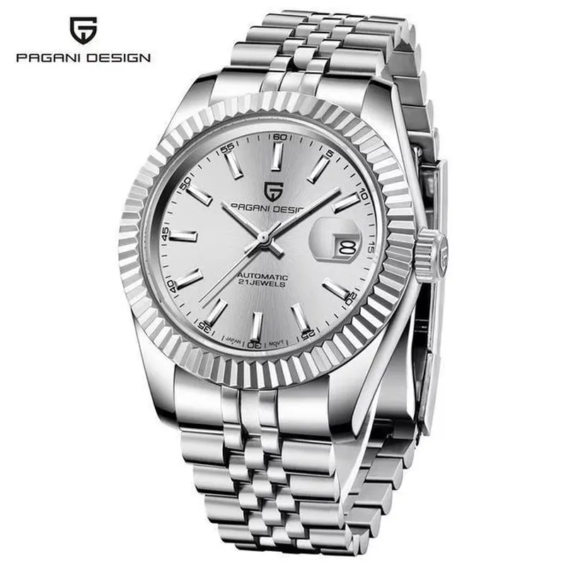 New  PD-1645 V3 Men Mechanical Watches Business Sapphire Glass Automatic Watch NH35 Stainless Steel Watch for Men