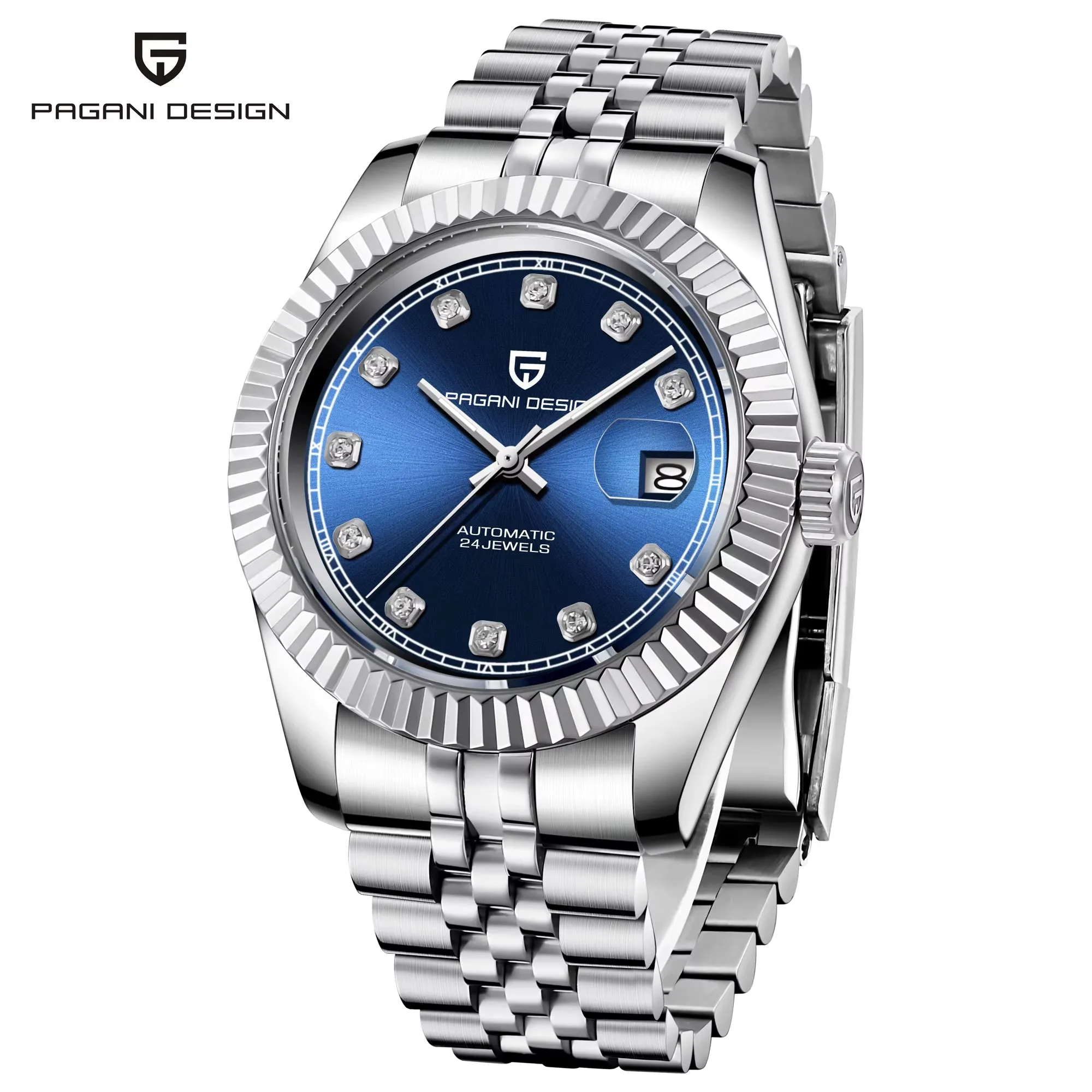 New  PD-1645 V3 Men Mechanical Watches Business Sapphire Glass Automatic Watch NH35 Stainless Steel Watch for Men