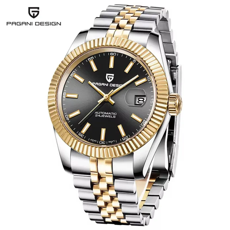 New  PD-1645 V3 Men Mechanical Watches Business Sapphire Glass Automatic Watch NH35 Stainless Steel Watch for Men