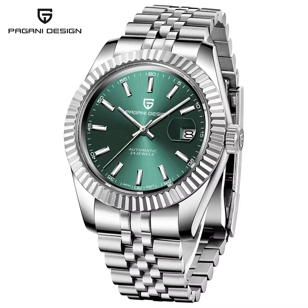 New  PD-1645 V3 Men Mechanical Watches Business Sapphire Glass Automatic Watch NH35 Stainless Steel Watch for Men