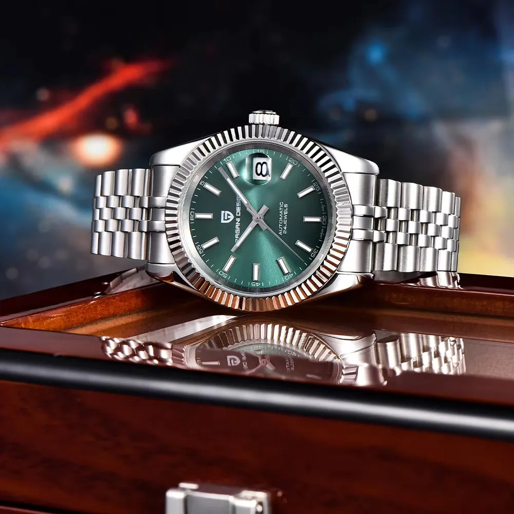 New  PD-1645 V3 Men Mechanical Watches Business Sapphire Glass Automatic Watch NH35 Stainless Steel Watch for Men