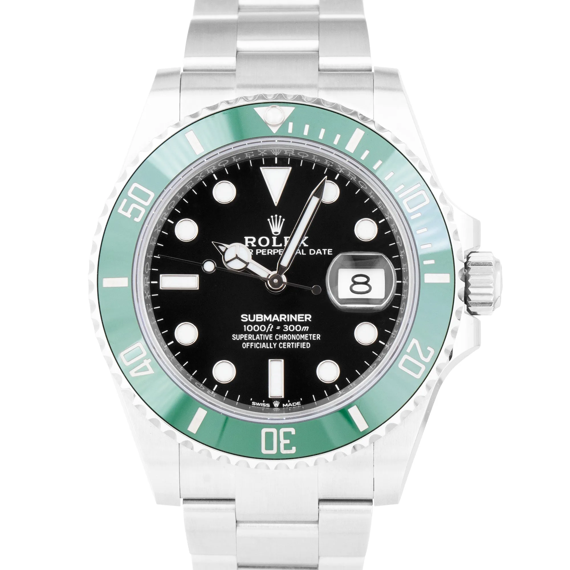 NEW SEP 2022 Rolex Submariner 41mm Date GREEN KERMIT Ceramic Watch 126610 LV