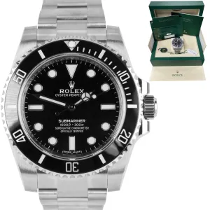 NEW STICKERED 2020 Rolex Submariner No-Date Stainless Steel 40mm Watch 114060