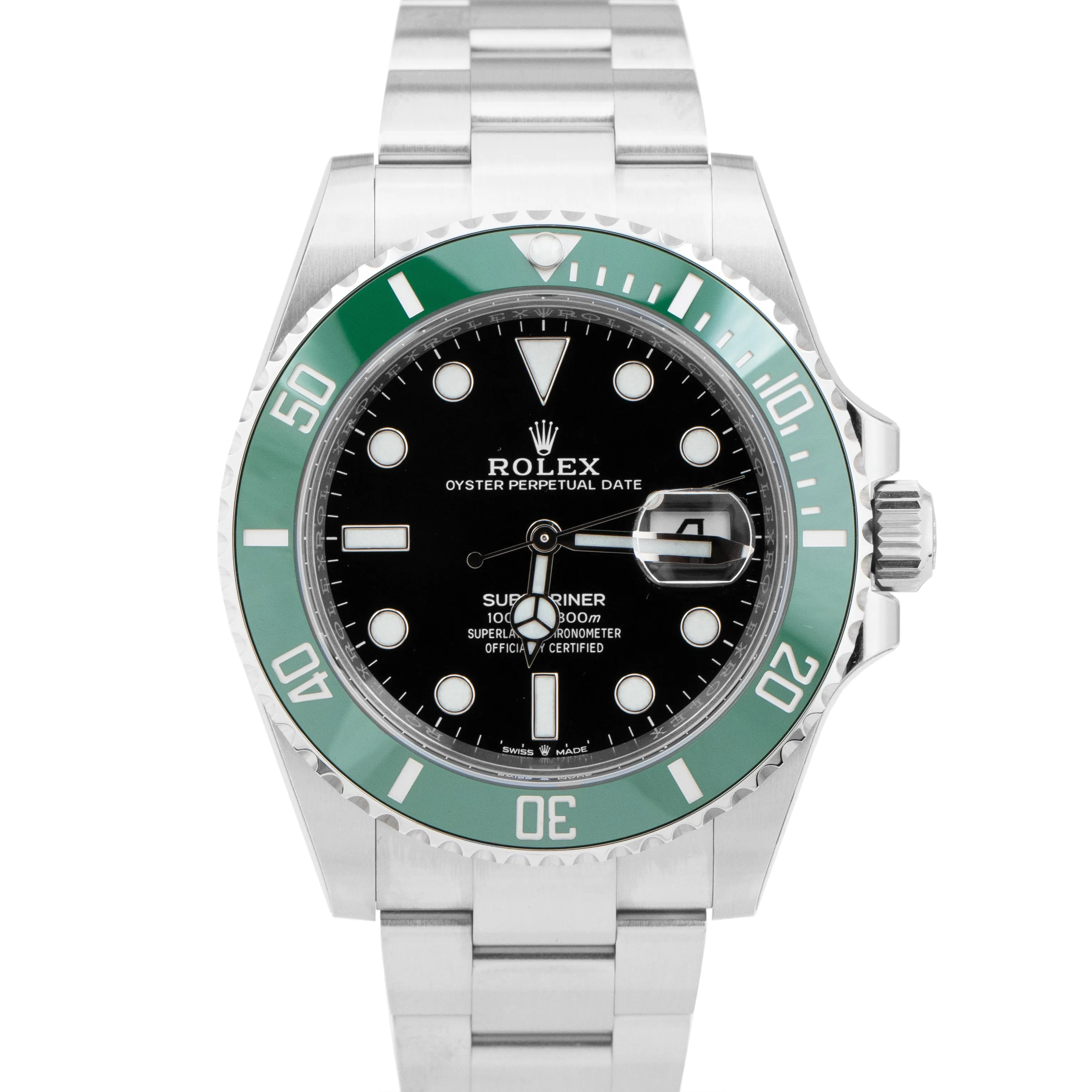 NEW STICKERED SEPT 2022 Rolex Submariner 41mm Date GREEN KERMIT Watch 126610 LV
