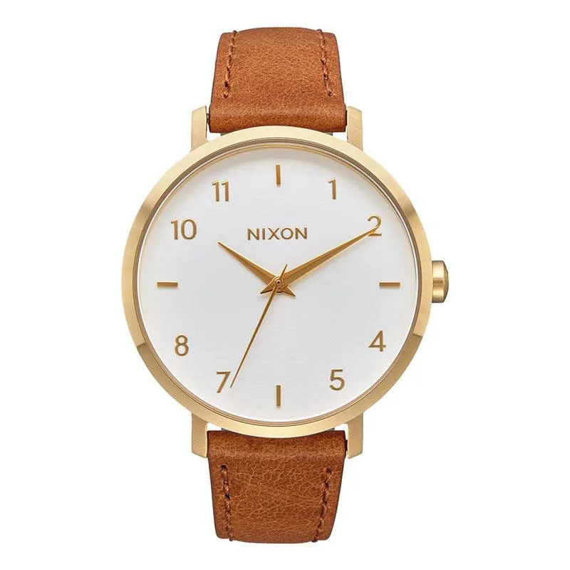 Nixon Arrow Womens Leather Band Watch