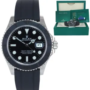 OCT NEW 2021 PAPERS Rolex Yacht-Master 226659 White Gold 42mm Oysterflex Watch