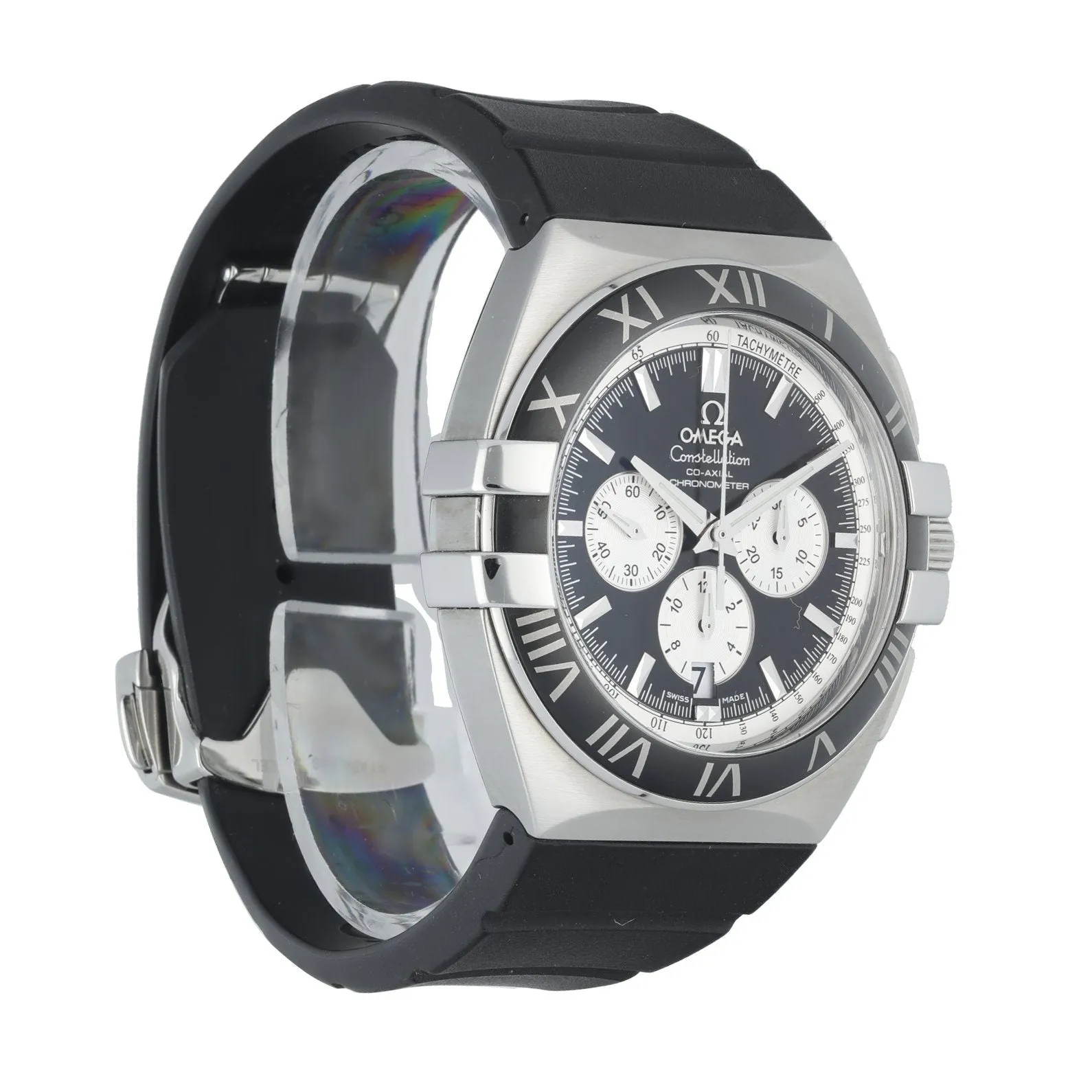 Omega 1819.51.91 Constellation Double Eagle Co‑Axial Chronograph Men's Watch Box & Papers