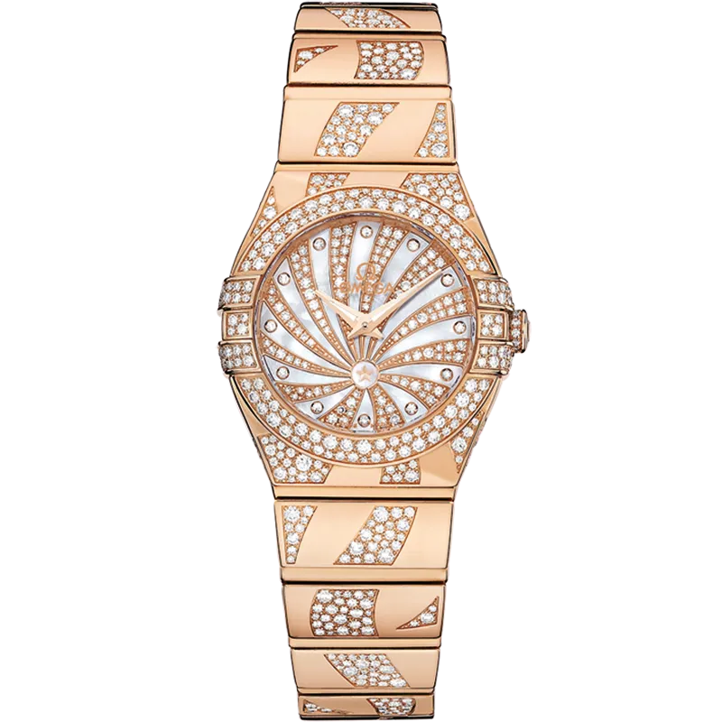 Omega Constellation 24 mm, red gold on red gold