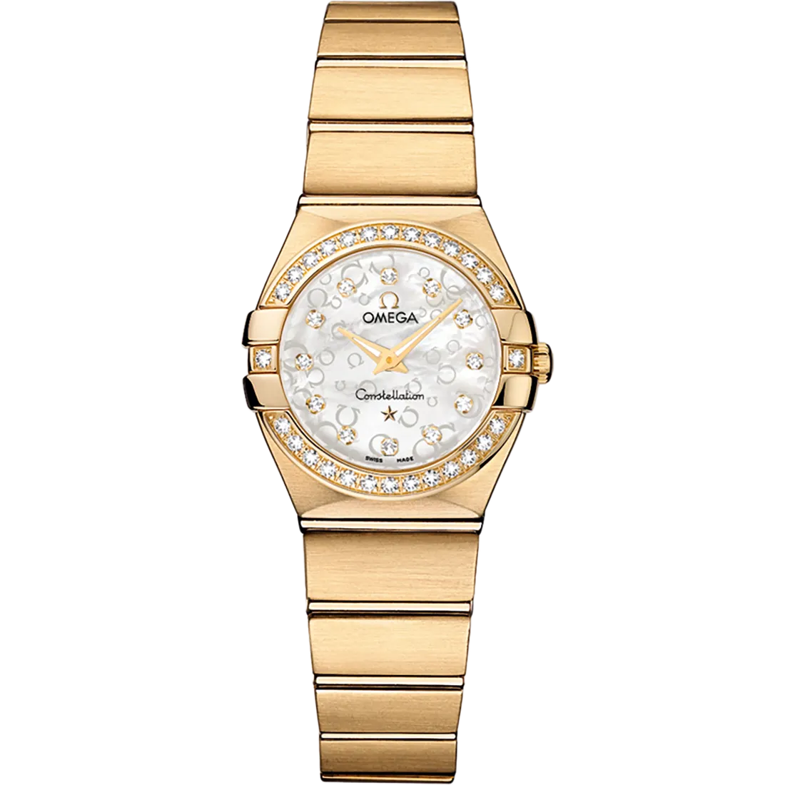 Omega Constellation 24 mm, yellow gold on yellow gold