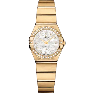 Omega Constellation 24 mm, yellow gold on yellow gold