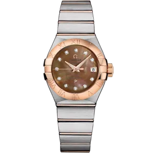 Omega Constellation 27 mm, steel - red gold on steel - red gold