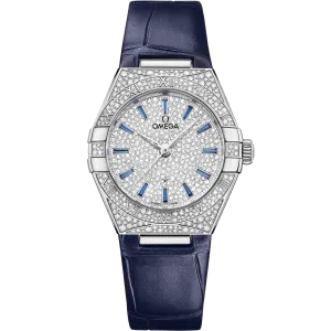 Omega Constellation 29 mm, Canopus Gold™ on leather strap