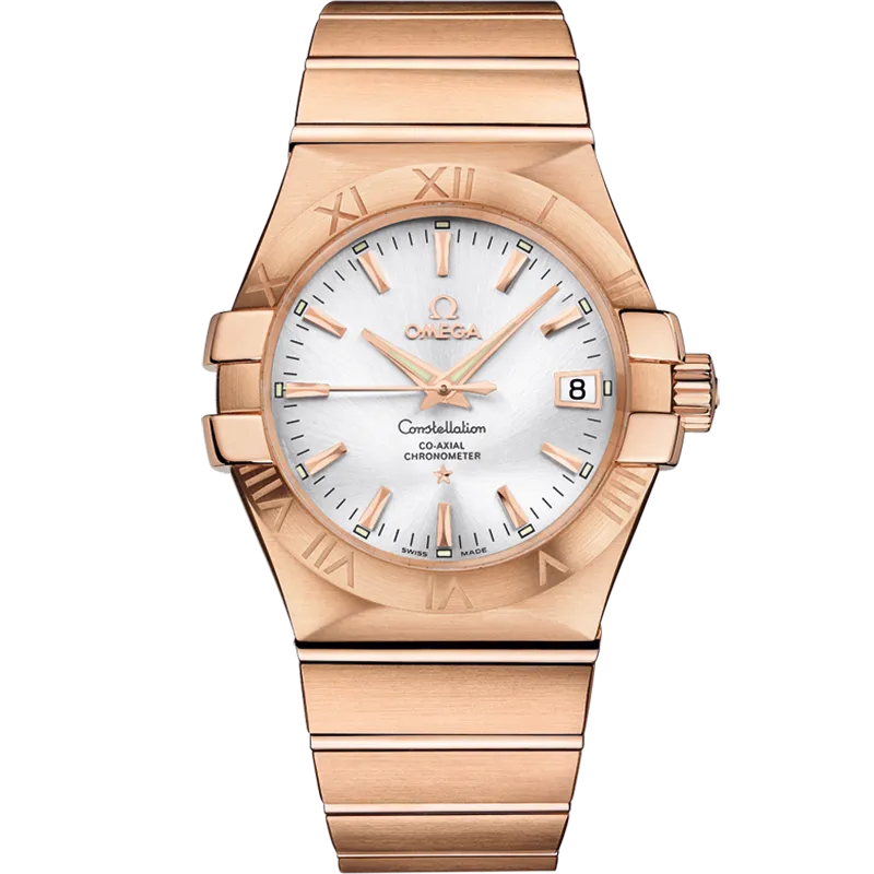 Omega Constellation 35 mm, red gold on red gold
