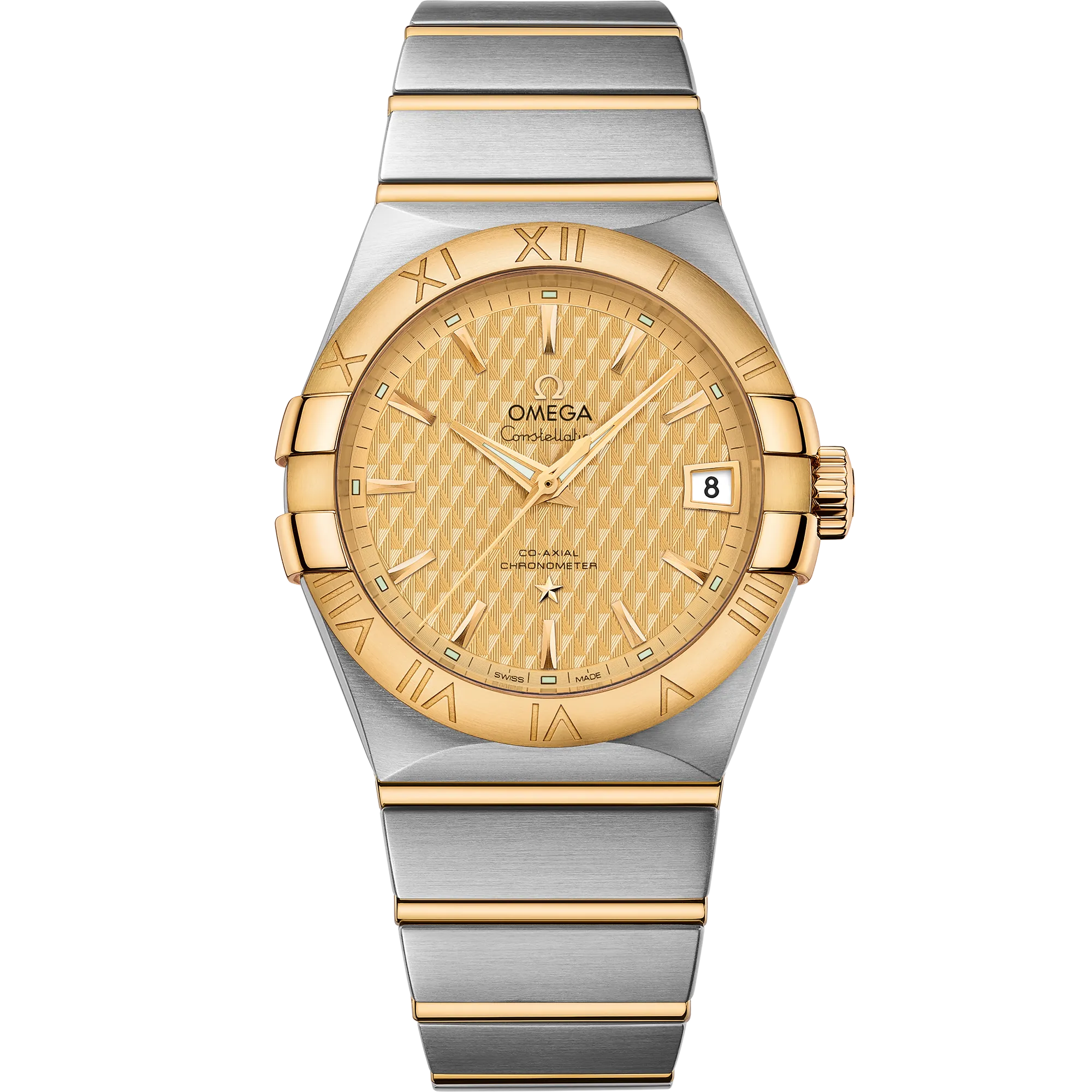 Omega Constellation 38 mm, steel - yellow gold on steel - yellow gold