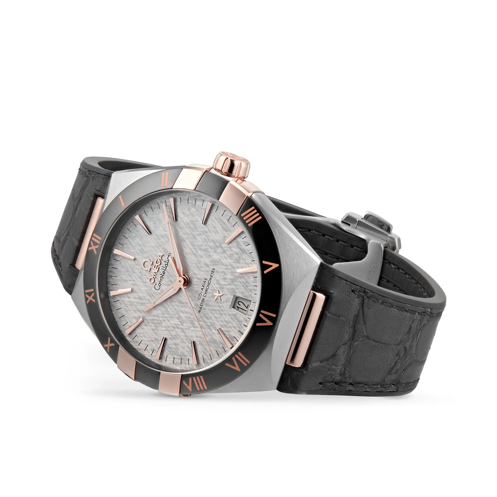 OMEGA Constellation Co-Axial Master Chronometer 41mm with Grey Dial and Leather Strap