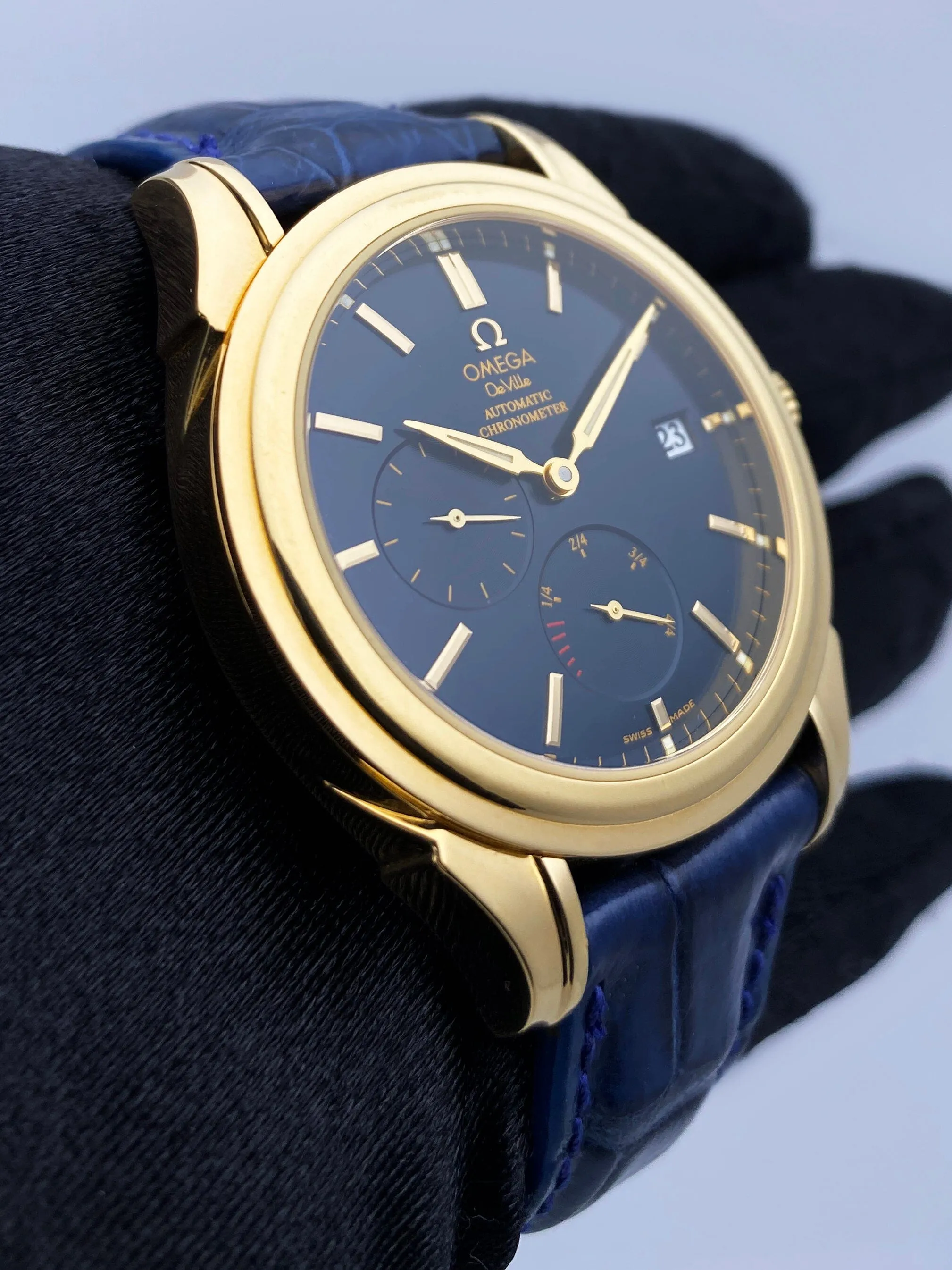 Omega De Ville Co-Axial 4632.80.33 Blue Dial Mens Watch
