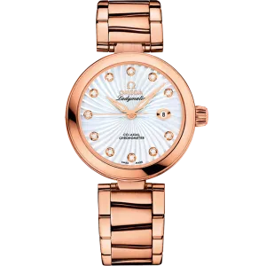 Omega De Ville Ladymatic 34 mm, red gold on red gold
