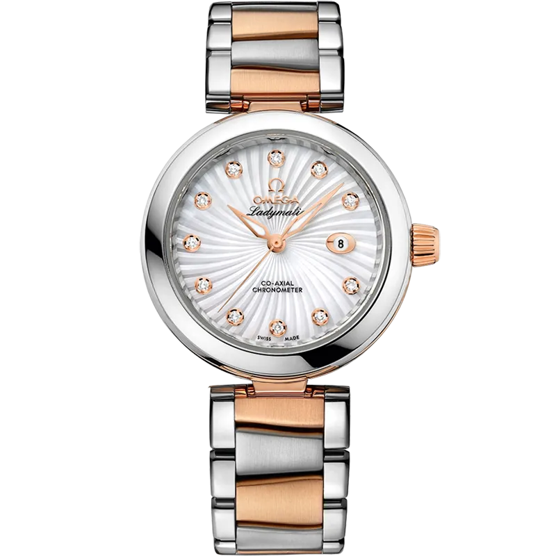 Omega De Ville Ladymatic 34 mm, steel - red gold on steel - red gold