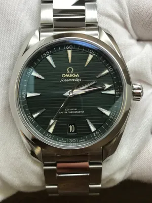 Omega Seamaster Aqua Terra 220.10.41.21.10.001 Olive Green Dial Automatic Men's Watch