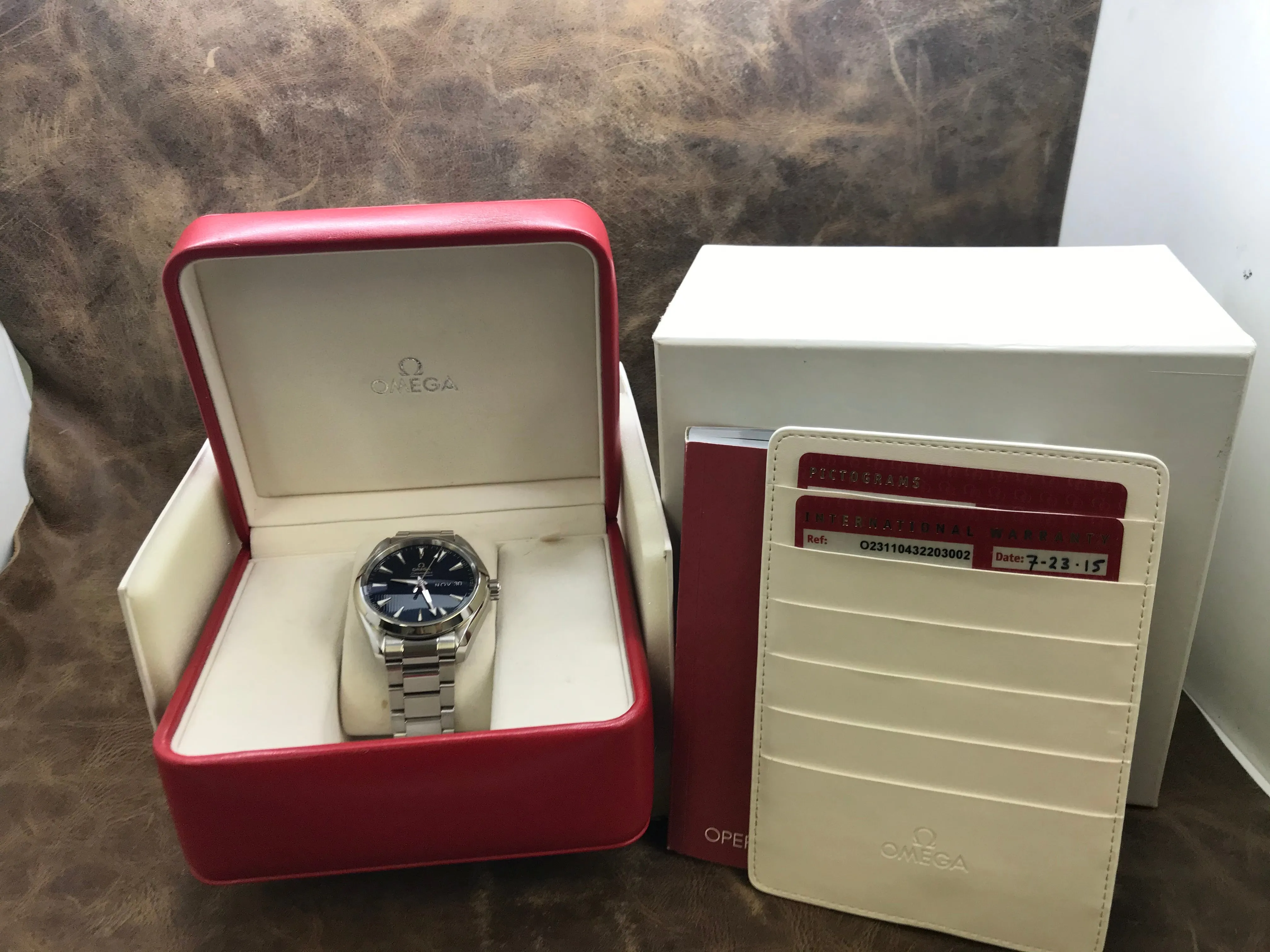 Omega Seamaster Aqua Terra Aqua Terra 231.10.43.22.03.002 Blue Dial Automatic  Men's Watch