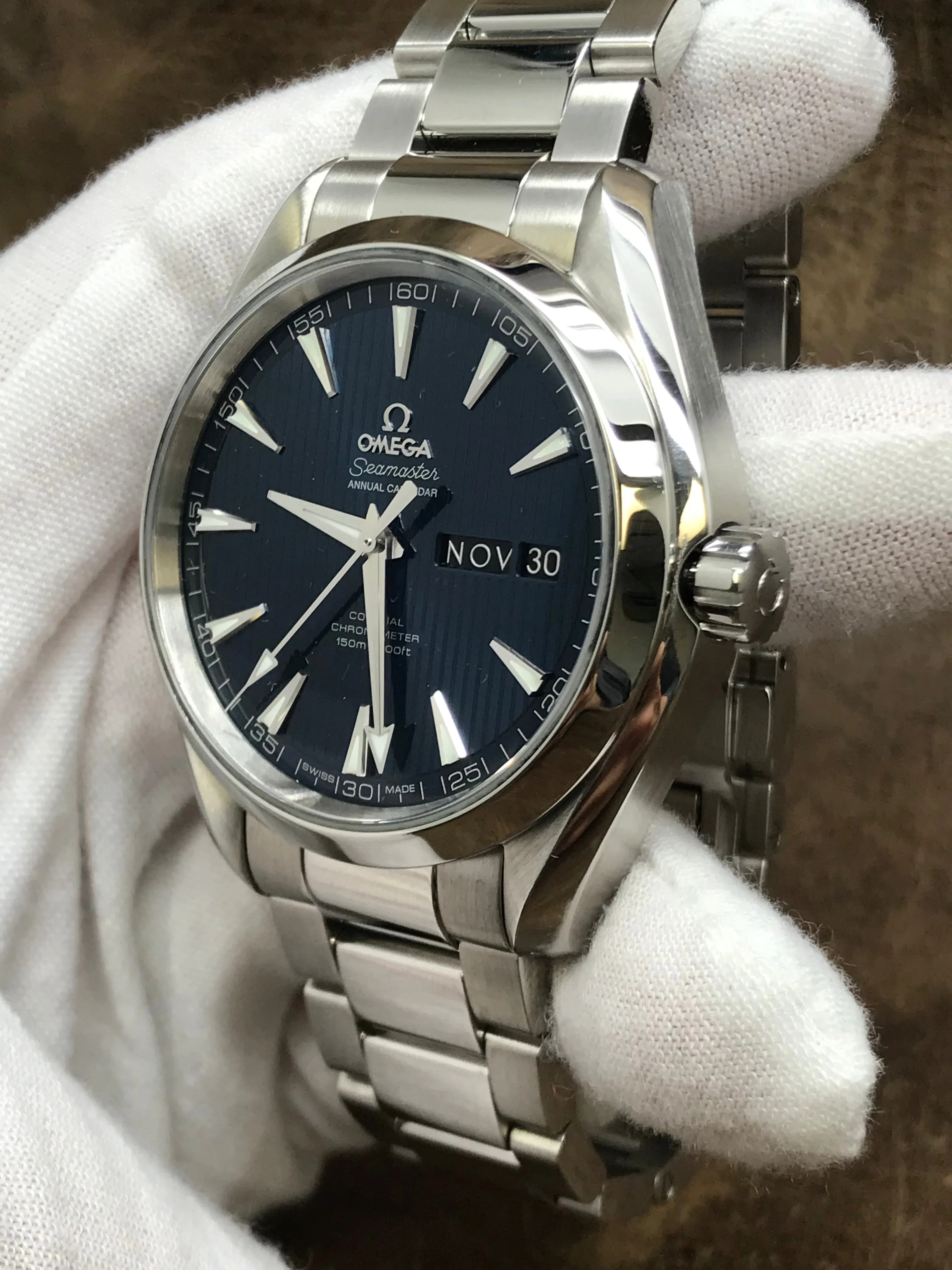 Omega Seamaster Aqua Terra Aqua Terra 231.10.43.22.03.002 Blue Dial Automatic  Men's Watch