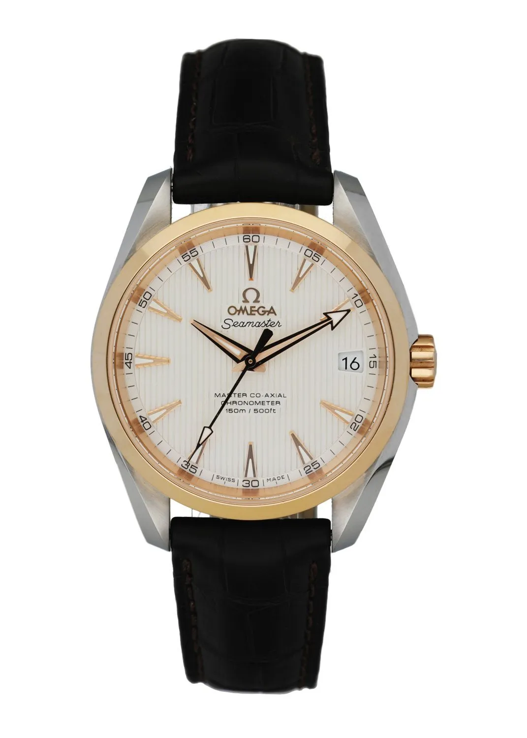 Omega Seamaster Co-Axial 231.23.42.21.02.001 Rose Gold Bezel Men's Watch
