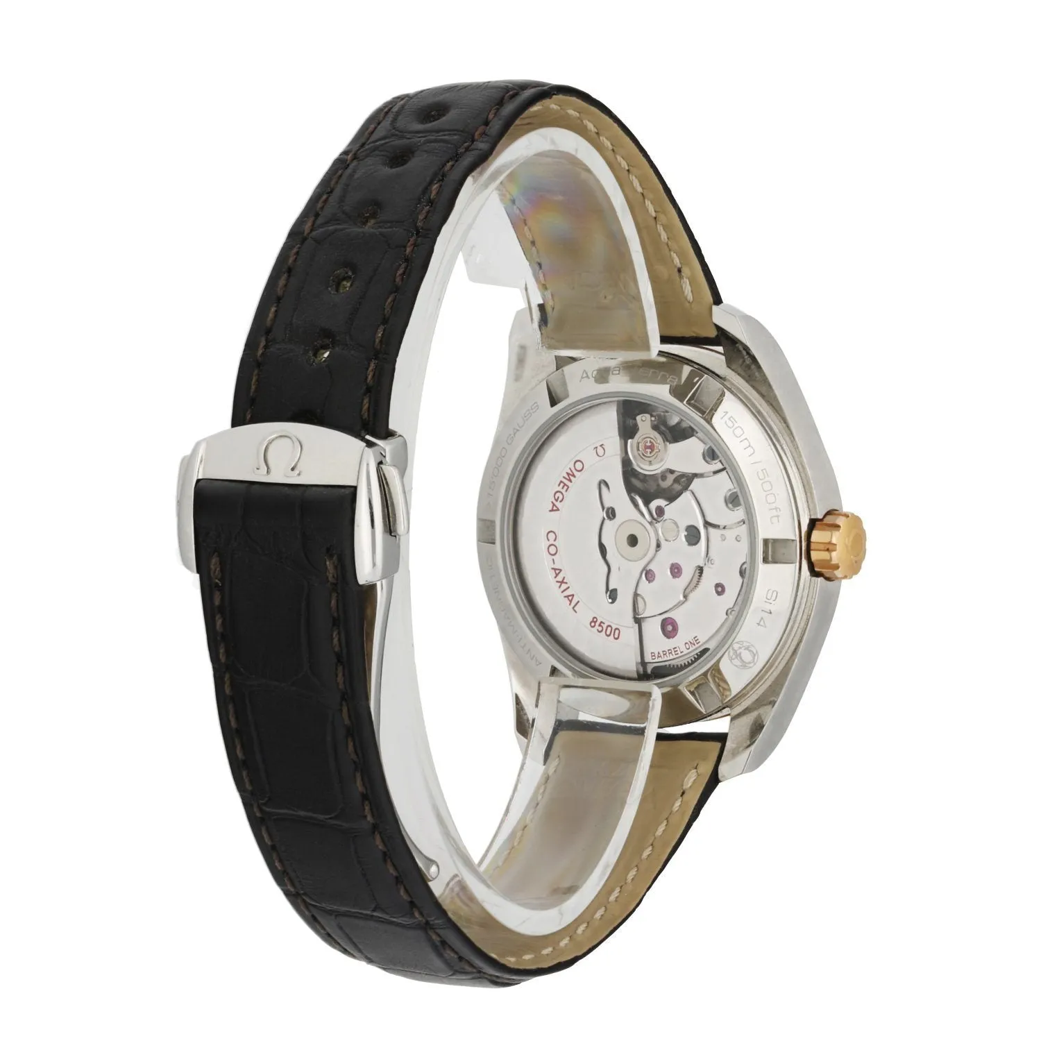 Omega Seamaster Co-Axial 231.23.42.21.02.001 Rose Gold Bezel Men's Watch