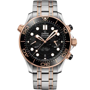 Omega Seamaster Diver 300M 44 mm, Sedna™ gold on steel - Sedna™ gold