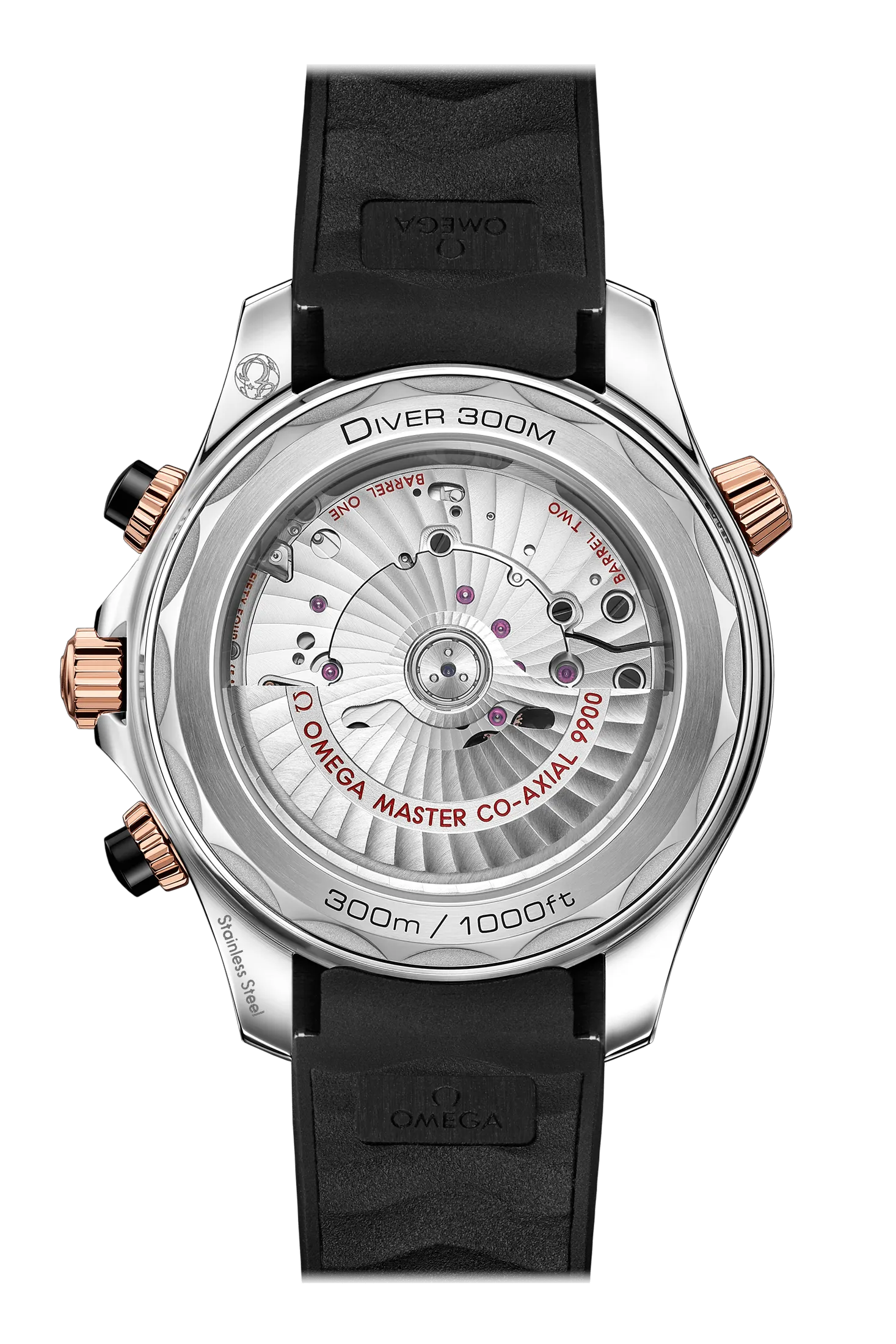 OMEGA Seamaster Diver 300m Co-Axial Master Chronometer Chronograph 44mm, Black and Gold