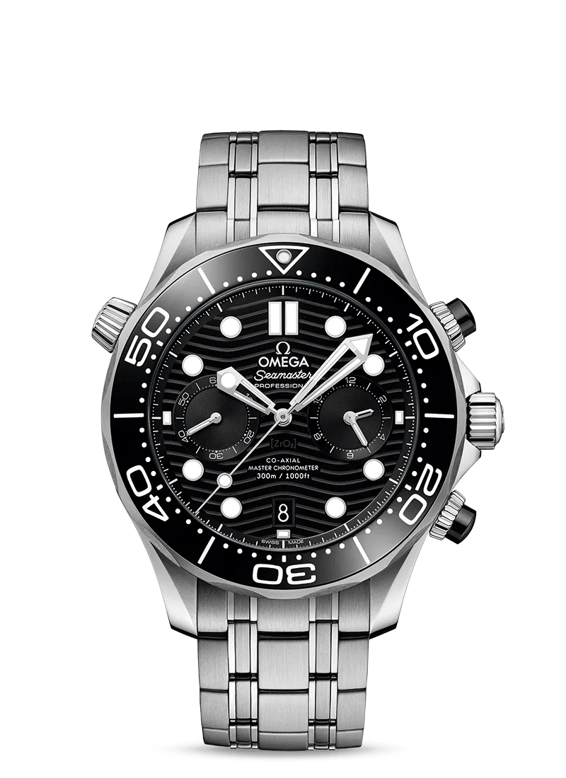 Omega Seamaster Diver 300M Co-Axial Master Chronometer Chronograph 44mm Watch