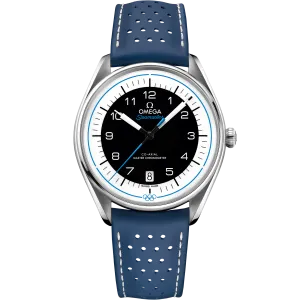 Omega Seamaster Olympic Official Timekeeper 39.5 mm, steel on leather strap