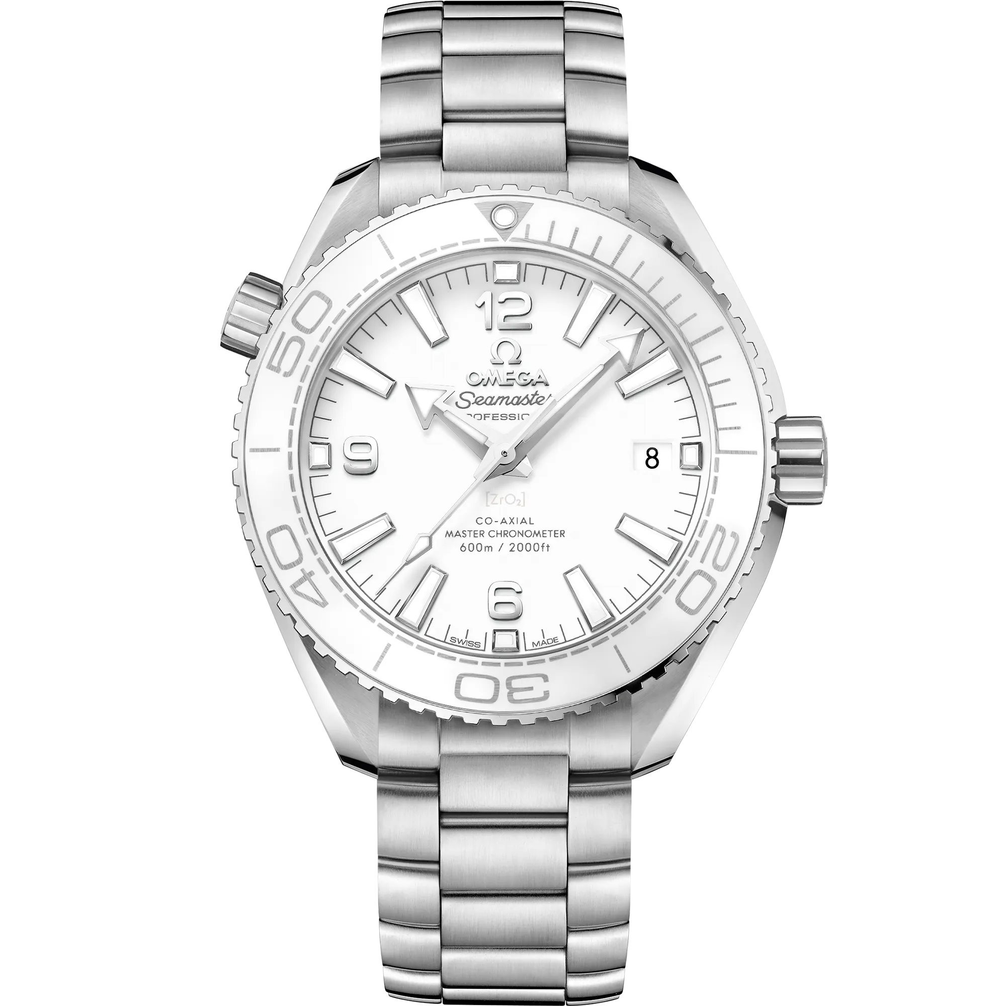 Omega Seamaster Planet Ocean 600M 39.5 mm, steel on steel