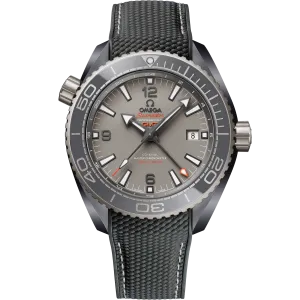 Omega Seamaster Planet Ocean 600M 45.5 mm, grey ceramic on rubber strap
