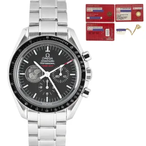 Omega Speedmaster 02:56 GMT Apollo 11 40th Anniversary Stainless Steel 42mm