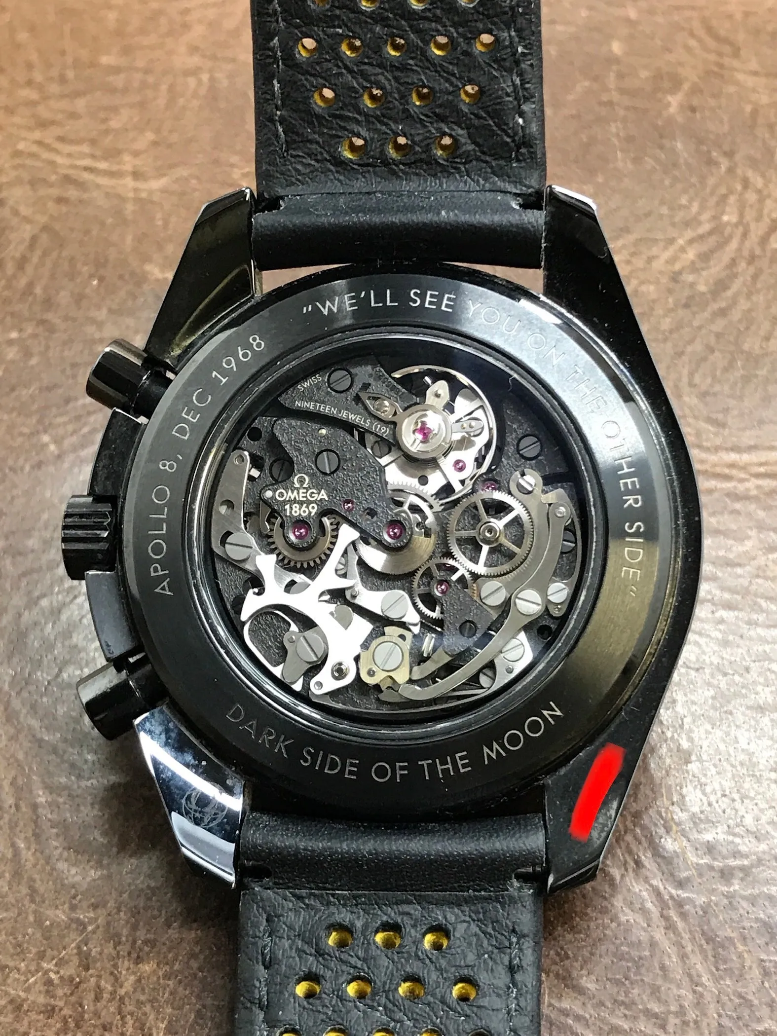 Omega Speedmaster DARK SIDE OF THE MOON Appolo 8 311.92.44.30.01.001 Black Dial Manual wind Men's Watch