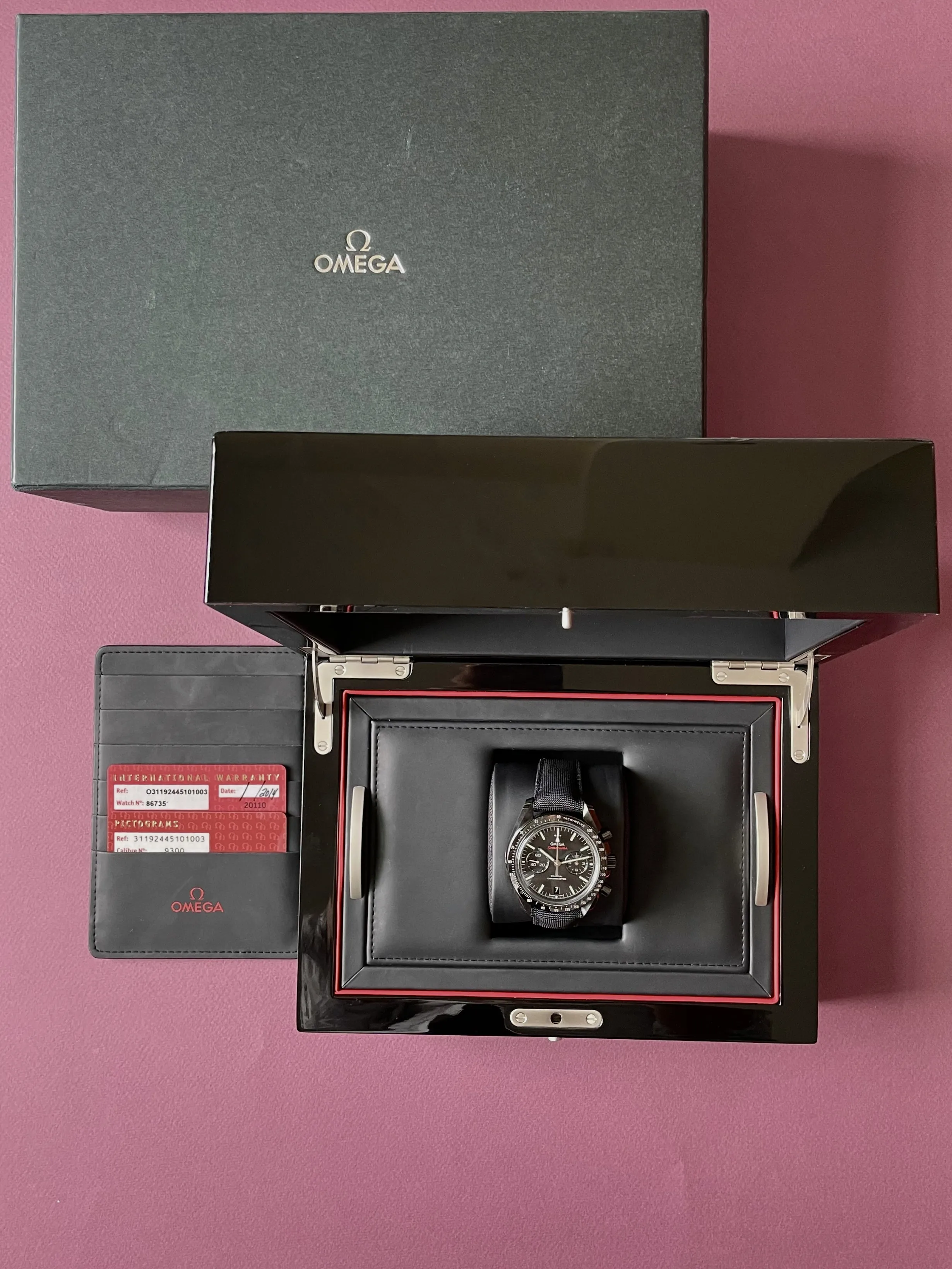 Omega Speedmaster Dark Side of the Moon Co-Axial Chronometer Chronograph
