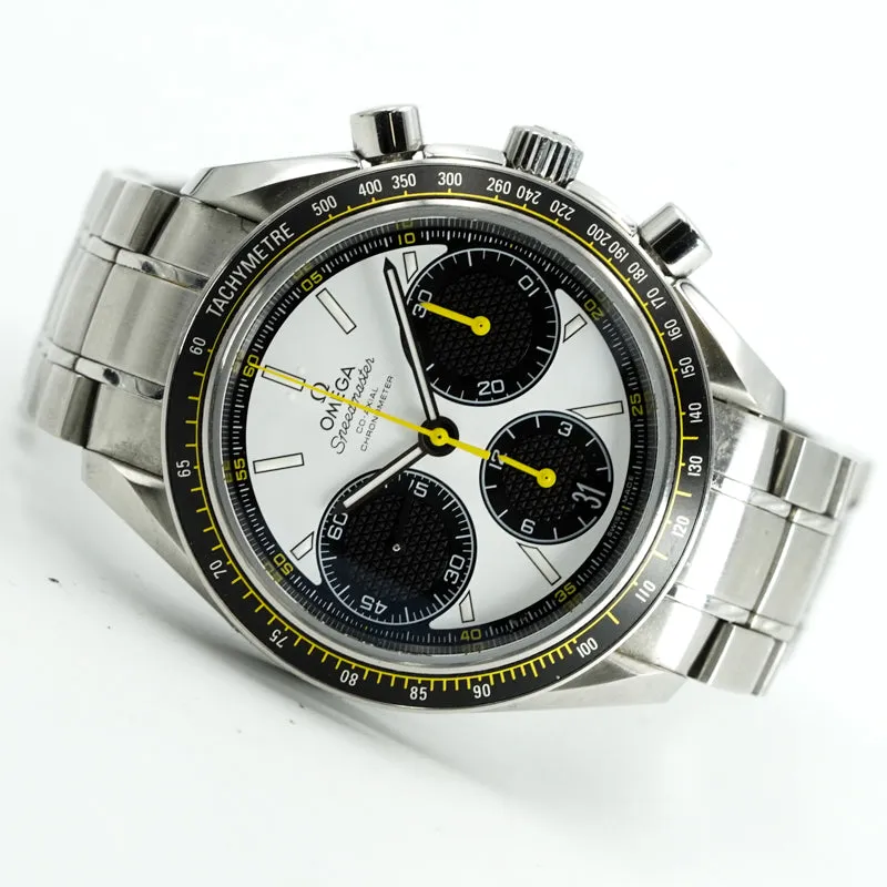 Omega Speedmaster Racing Chronograph 326.30.40.50.04.001 40mm White Dial