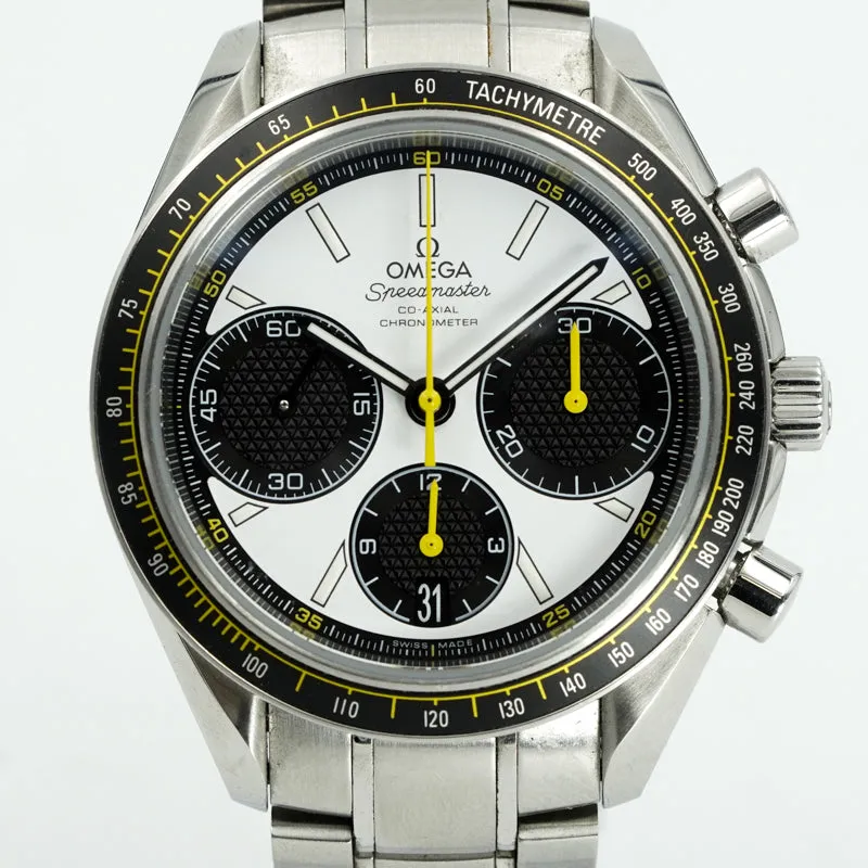 Omega Speedmaster Racing Chronograph 326.30.40.50.04.001 40mm White Dial