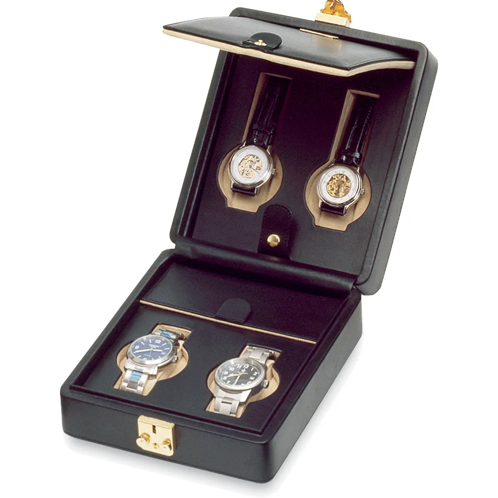 Orbita Verona 4-Unit Watch Case Leather