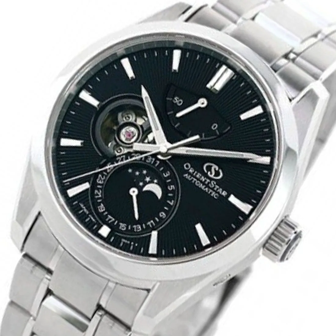 Orient Star Moon Phase Black Dial Classic Watch RE-AY0001B RE-AY0001B00B