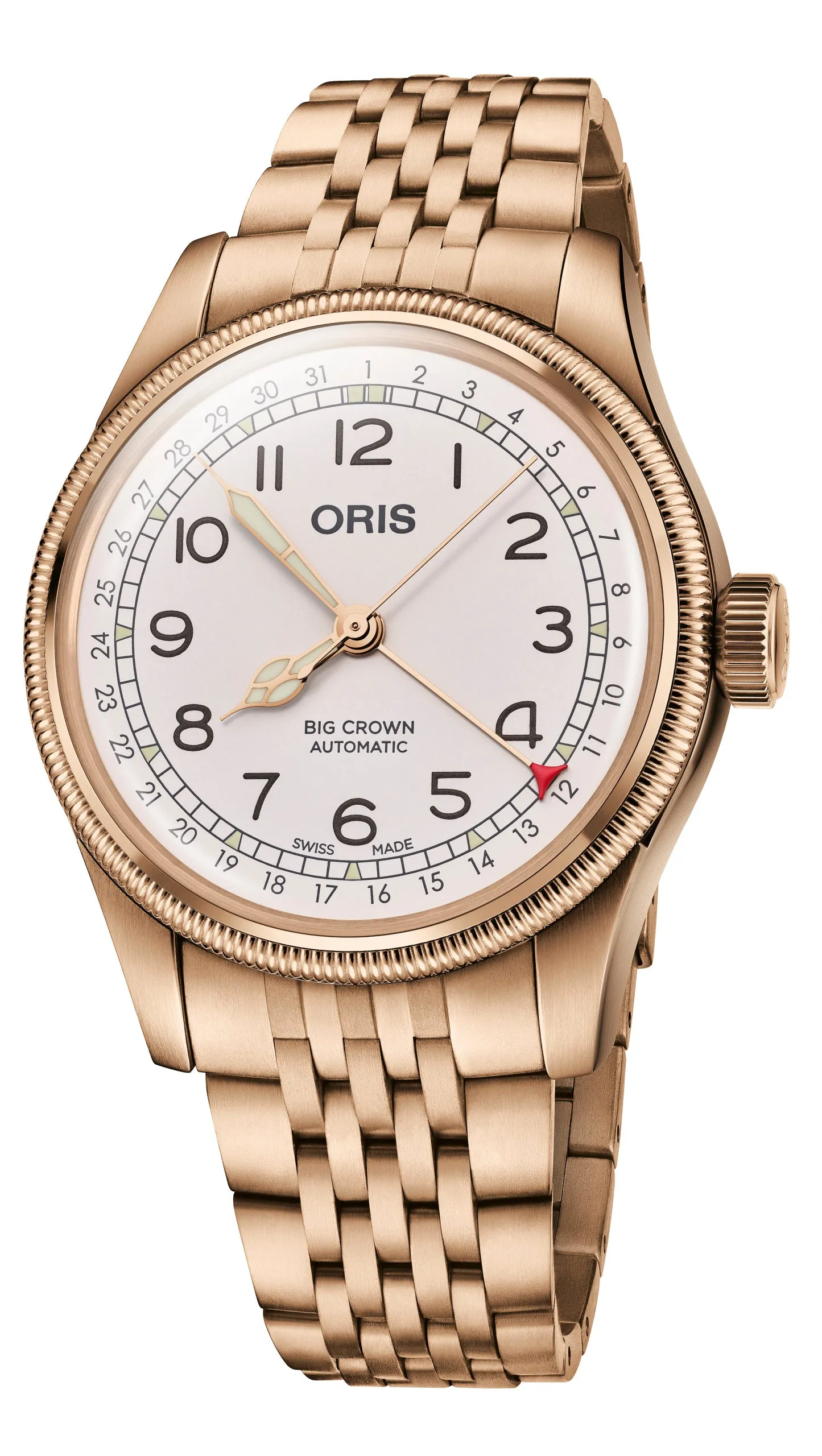 Oris Big Crown Pointer Date Bronze 40mm Father Time Limited Edition 01 754 7741 3161-Set