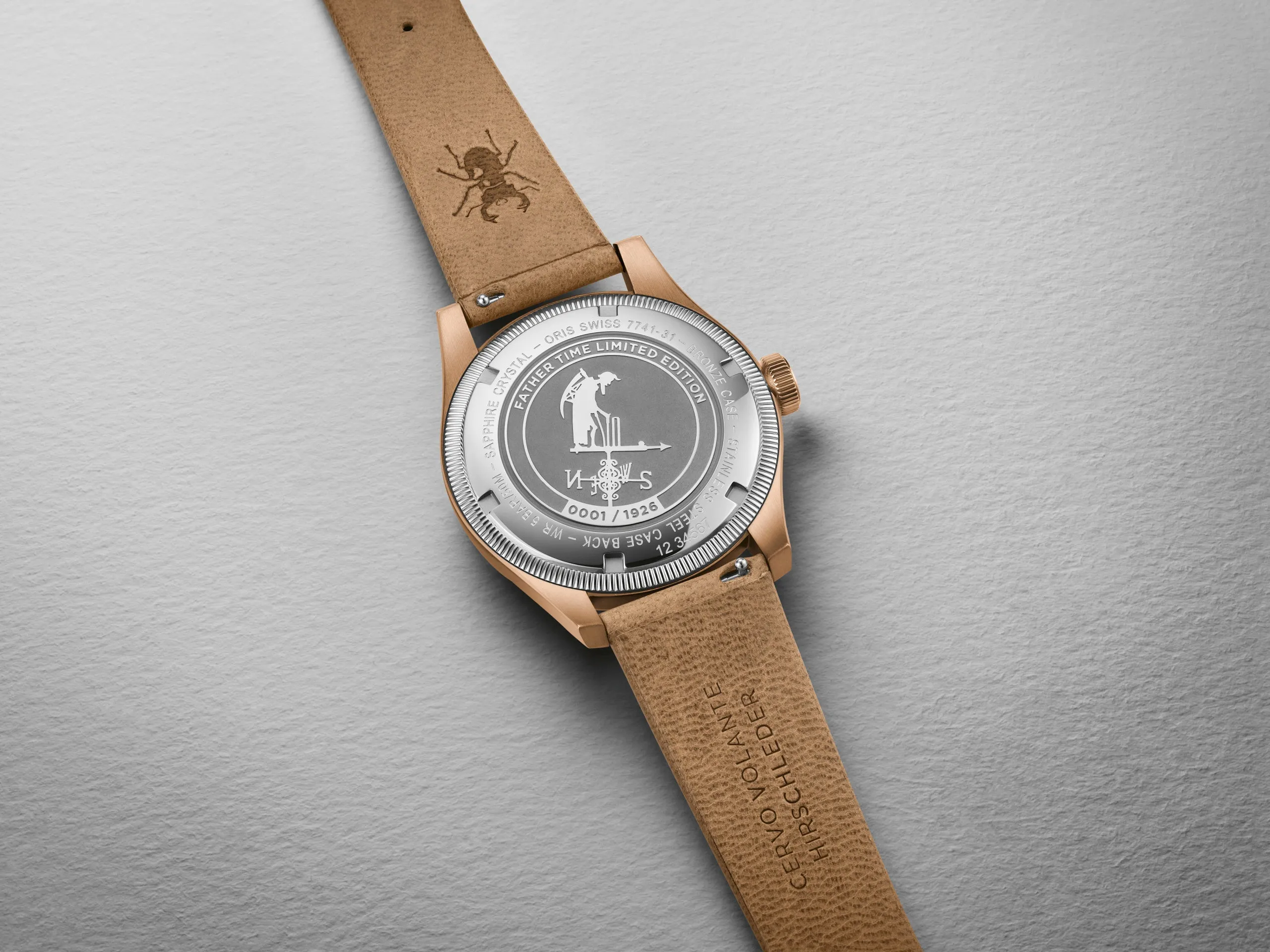 Oris Big Crown Pointer Date Bronze 40mm Father Time Limited Edition 01 754 7741 3161-Set