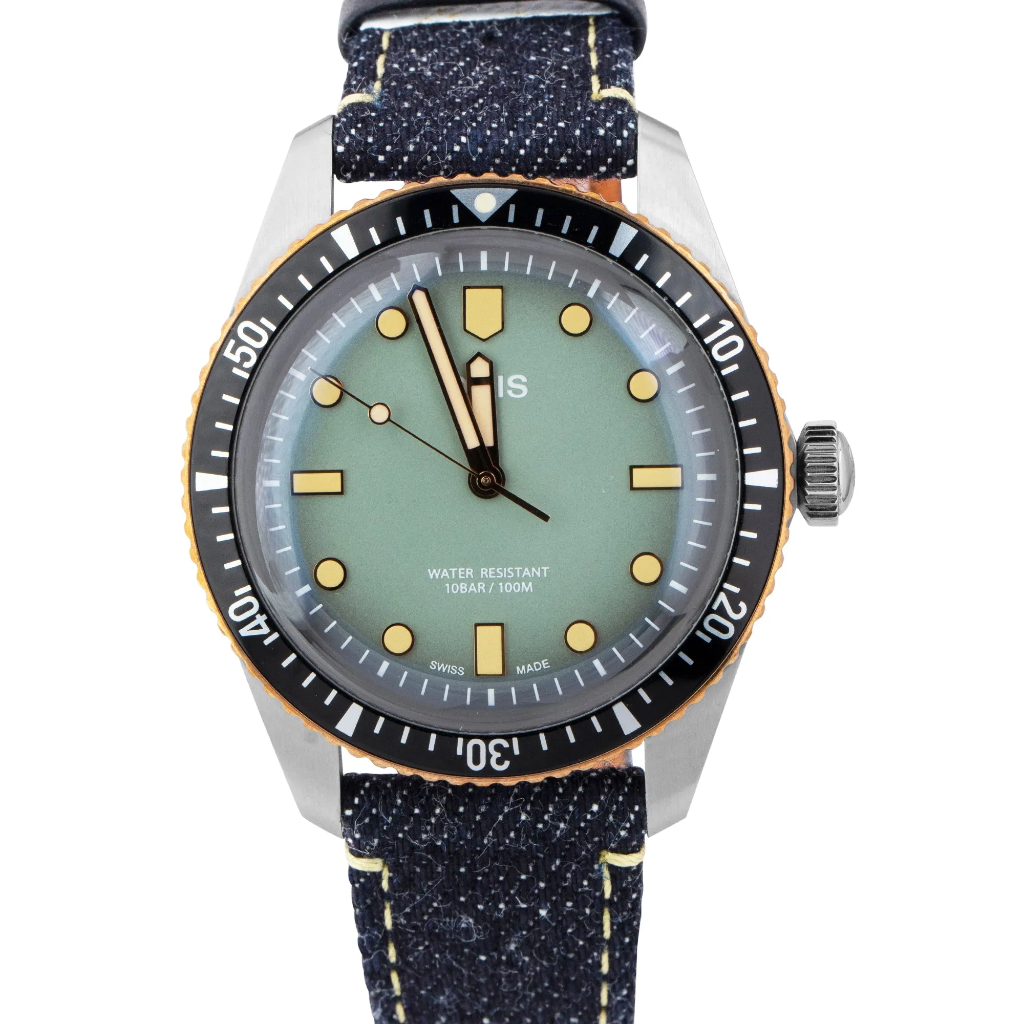 Oris X Momotaro Sixty-Five 40mm Stainless Steel Bronze Watch 01 733 7707 4337