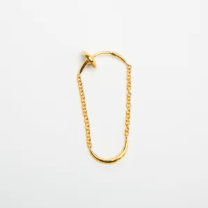 OTZAR | XS GOLD CHAIN SINGLE EARRING