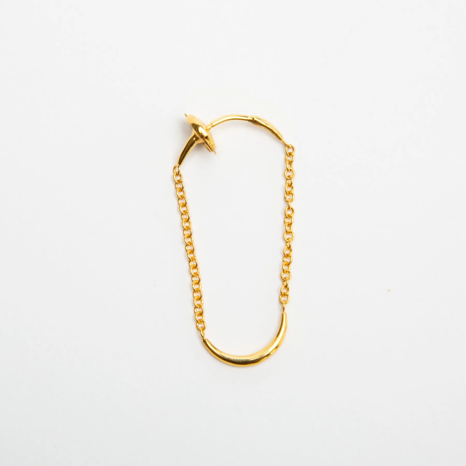 OTZAR | XS GOLD CHAIN SINGLE EARRING