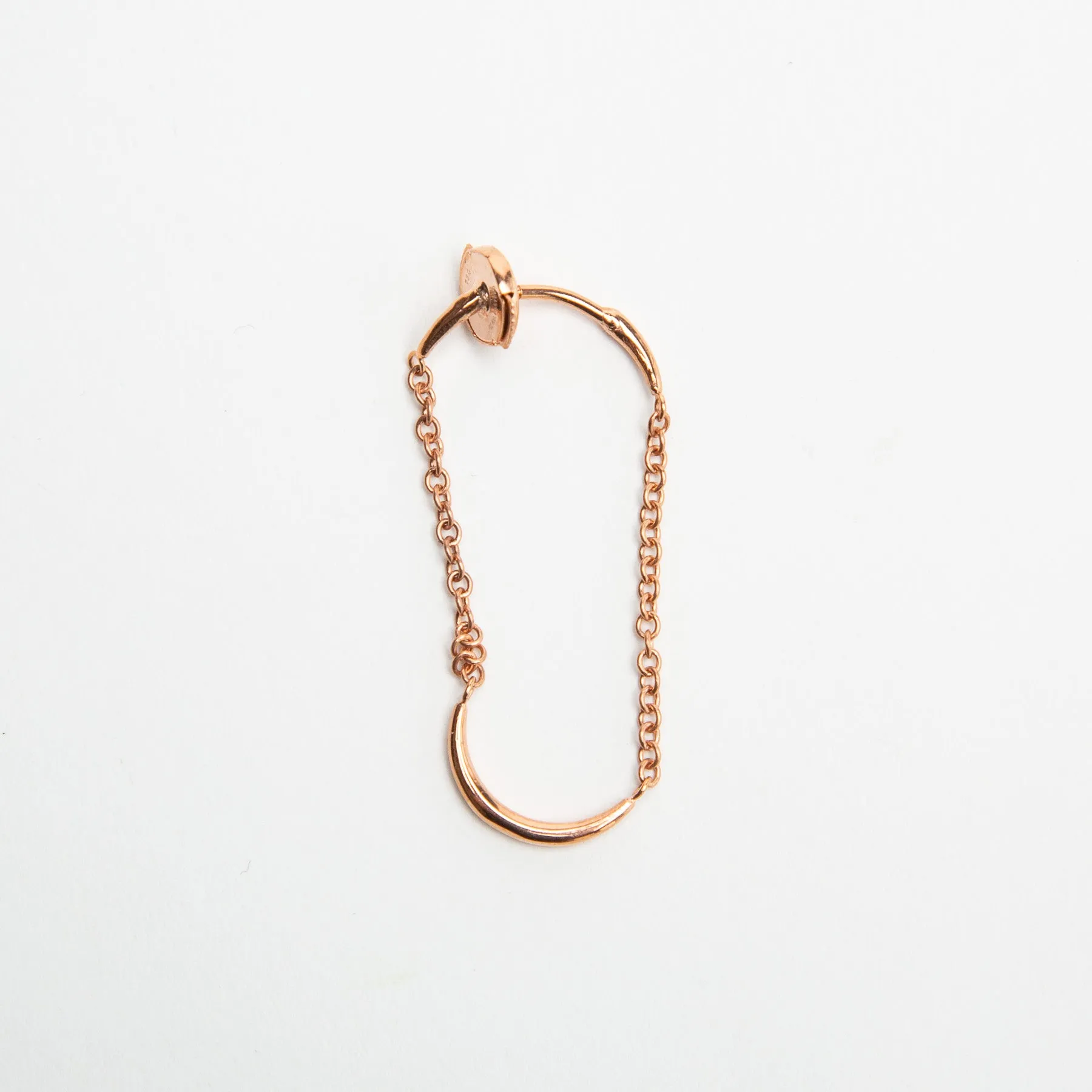 OTZAR | XS GOLD CHAIN SINGLE EARRING